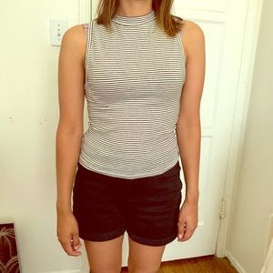 Forever 21 striped crop top